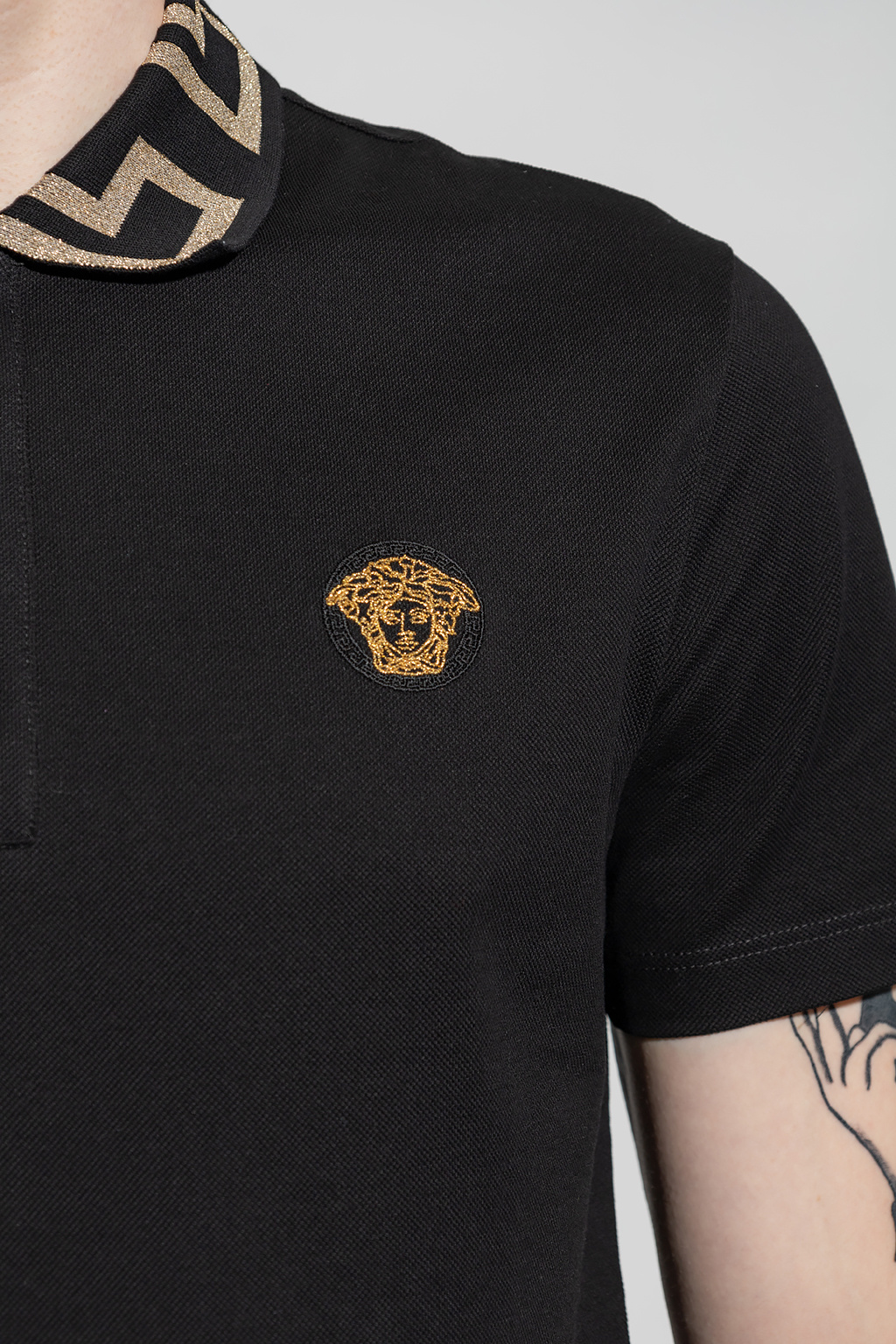 Versace Polo shirt with logo | Men's Clothing | Vitkac